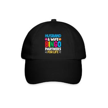 Bingo Partenaire Pour La Vie Mari Et Femme - Casquette classique - noir/noir - Devant