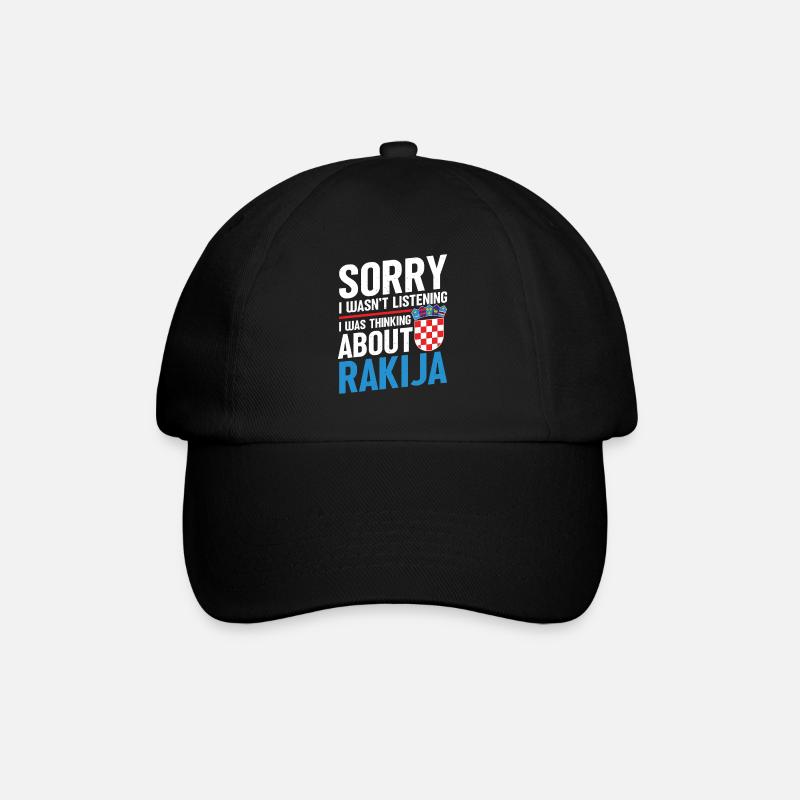 Désolé, je n’ai pas écouté. Je - Casquette classique - noir/noir