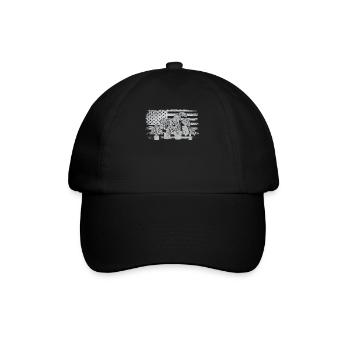 Plant Lover Gardening American - Baseball Cap - black/black - Front