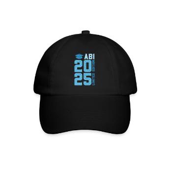 Abiturient ABI 2025 LIMITED EDITION Lustiges - Baseballkappe - Schwarz/Schwarz - Vorne