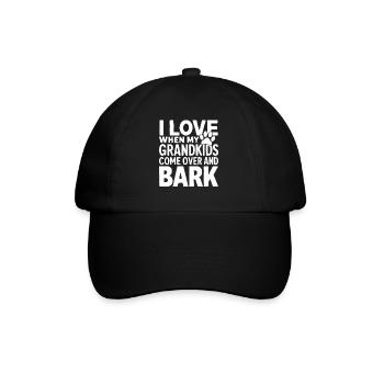 Dog Grandma Gifts - Baseball Cap - black/black - Front