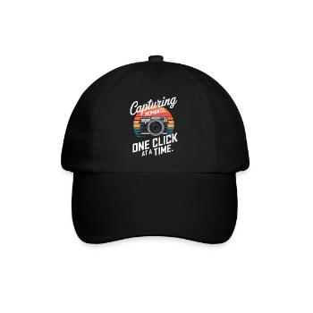 Capturer des instants, un clic à la fois. - Casquette classique - noir/noir - Devant