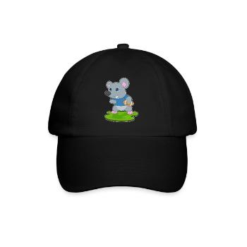 Souris Sports de football américain - Casquette classique - noir/noir - Devant