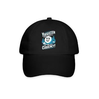 Yukigassen: Where snowballs are the new currency! - Baseball Cap - black/black - Front