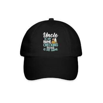 Lactose intolerant Uncle Lactose intolerance - Baseball Cap - black/black - Front