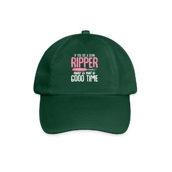 If You See A Seam Ripper Now Is Not A Good Time - Baseball Cap - bottle green - Front