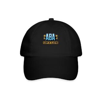 Behavioral Therapist ABA Always Be Psychologist - Baseball Cap - black/black - Front