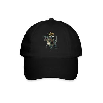 Frosch - Baseballkappe - Schwarz/Schwarz - Vorne