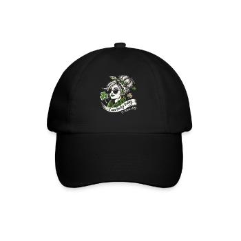 St. Patrick's Day Glücksklee Stil Mädchen - Baseballkappe - Schwarz/Schwarz - Vorne
