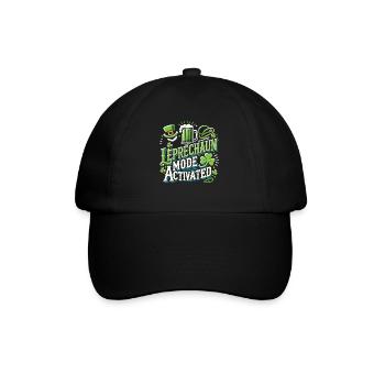 Leprechaun Mode Activates St. Patrick's Day - Baseball Cap - black/black - Front