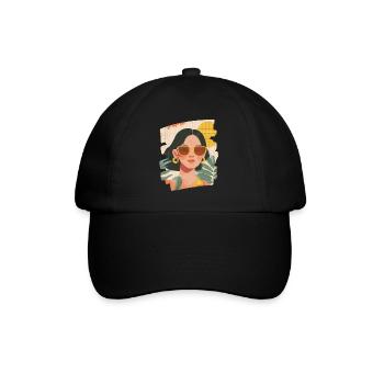 Relax Meditation Selfcare Me-Time - Baseball Cap - black/black - Front