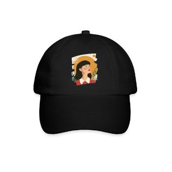 Relax Meditation Selfcare Me-Time - Baseball Cap - black/black - Front