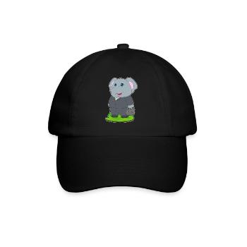 Elephant Handbag - Baseball Cap - black/black - Front
