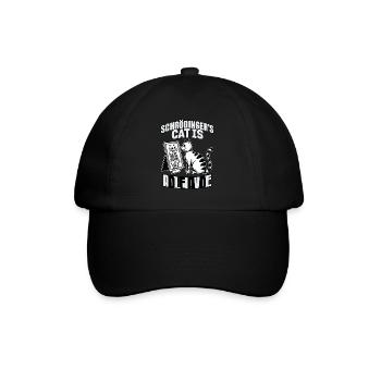 Schrödinger's Cat Dead And Alive - Baseball Cap - black/black - Front