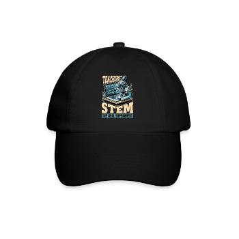 STEM Teacher Teaching STEM The Real Data Analysis - Baseball Cap - black/black - Front