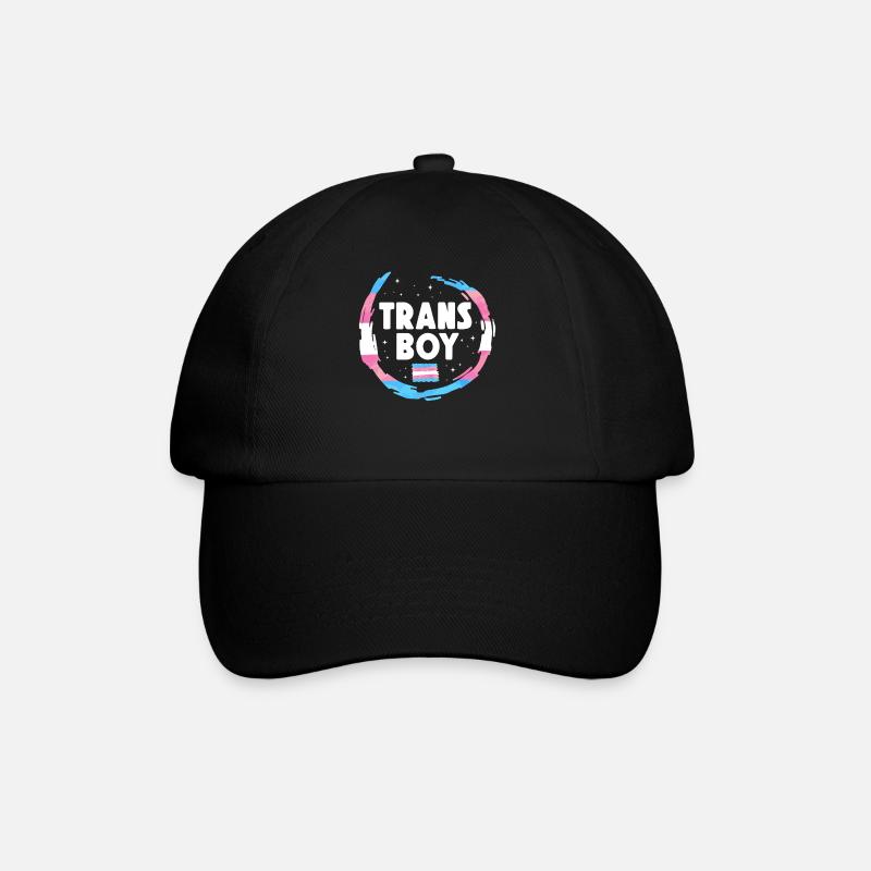 Transgender Trans LGBT Pride - Baseballkappe - Schwarz/Schwarz