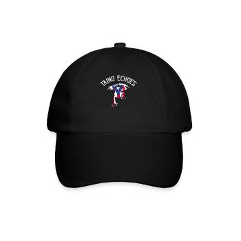 Taíno spiegelt den Stolz seiner karibischen Abstammung wider - Baseballkappe - Schwarz/Schwarz - Vorne