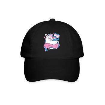 Fierté LGBT transgenre - Casquette classique - noir/noir - Devant