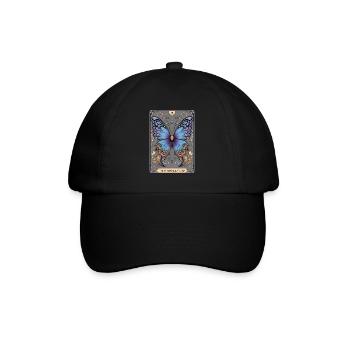 Tarotkarte - Baseballkappe - Schwarz/Schwarz - Vorne