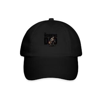 The Working Dad - Baseball Cap - black/black - Front