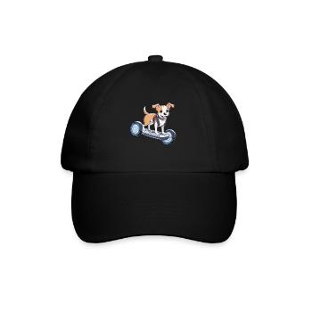 La vie du chien est meilleure lorsqu’il - Casquette classique - noir/noir - Devant