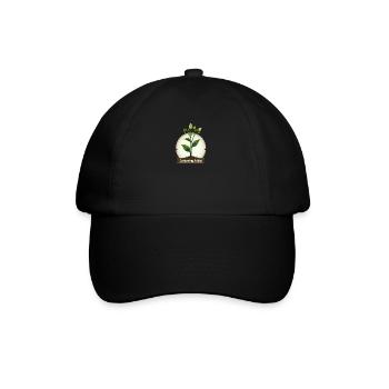 Gardening Addict Plant Emblem - Baseball Cap - black/black - Front