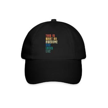 Father's Day Father's Day Gift Dad Dad - Baseball Cap - black/black - Front
