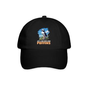 Puffin - Baseball Cap - black/black - Front