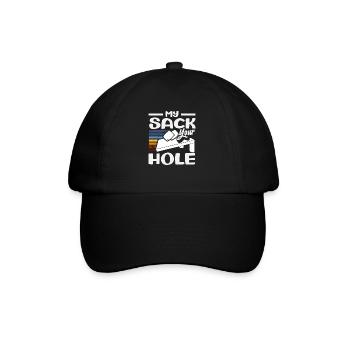 Cornhole Player My Sack Your Hole - Casquette classique - noir/noir - Devant