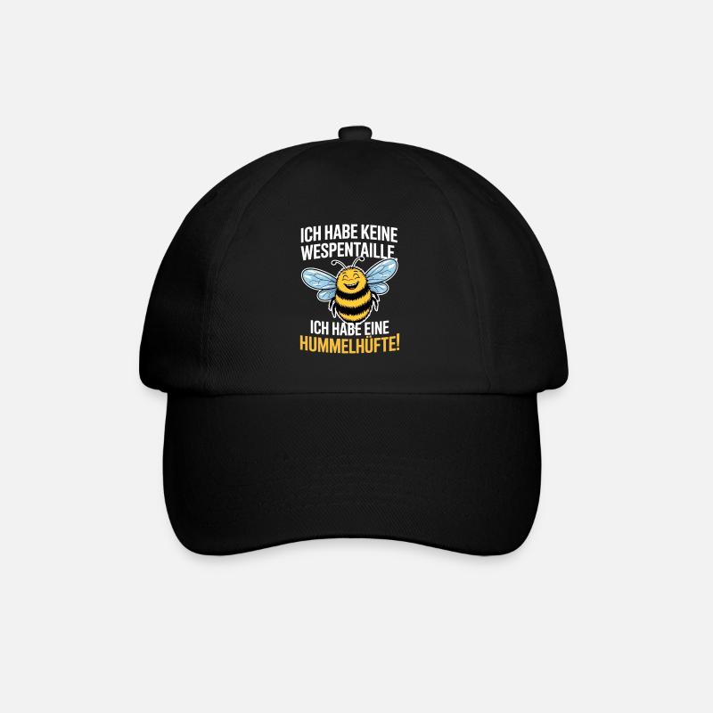 Ich Habe Eine Hummelhüfte Body Positivity Frauen - Baseballkappe - Schwarz/Schwarz