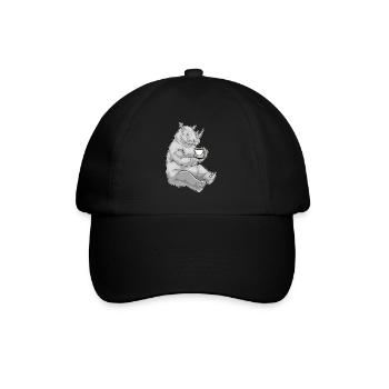 Rhino Coffee Mug - Baseball Cap - black/black - Front