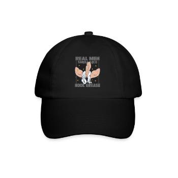 Docker Real Men Smell Like Hook Greash - Baseball Cap - black/black - Front