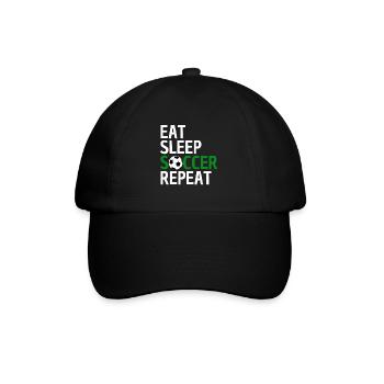Funny Soccer Saying Soccer Team - Baseball Cap - black/black - Front