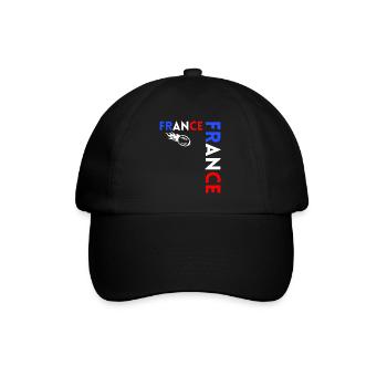 Rugby Player Fan Rugby Supporter Rugby France - Baseball Cap - black/black - Front