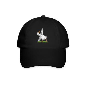 Ente Yoga Fitness Gymnastik - Baseballkappe - Schwarz/Schwarz - Vorne