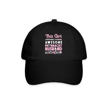 Pharmacy Tech Technician - Baseball Cap - black/black - Front