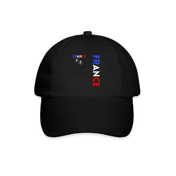 Rugby Player Fan Rugby Supporter Rugby France - Baseball Cap - black/black - Front