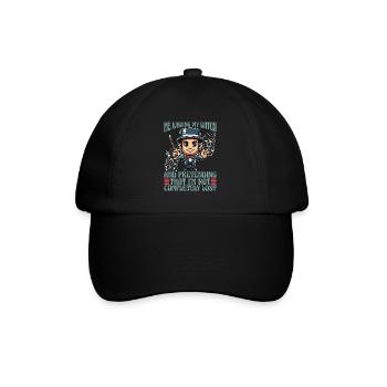 Music Director Me Waving My Baton Music Education - Baseball Cap - black/black - Front