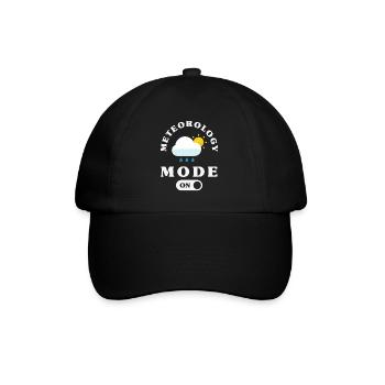 Météorologie amusante Passionnés de météo - Casquette classique - noir/noir - Devant