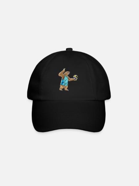 Sloth Pallavolo Giocatore di pallavolo - Cappello con visiera - nero/nero