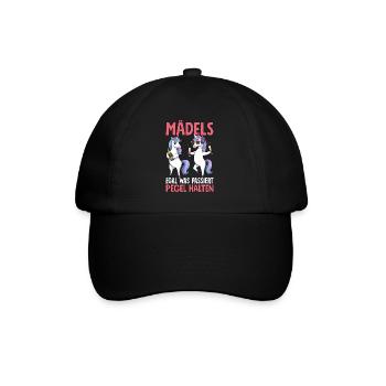 Les filles, peu importe ce qui se passe Maintenir les niveaux - Casquette classique - noir/noir - Devant