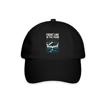 Whitewater Adventure River Rafting Crew Outdoor - Baseballkappe - Schwarz/Schwarz - Vorne