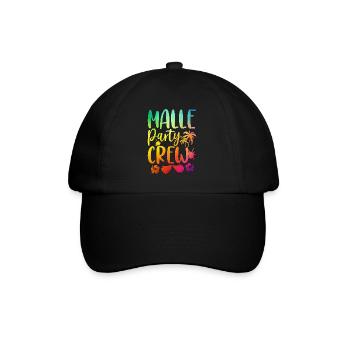 Malle Party Crew - Baseball Cap - black/black - Front