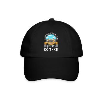Gepflegt einen hinter die Rüstung Römern - Baseballkappe - Schwarz/Schwarz - Vorne