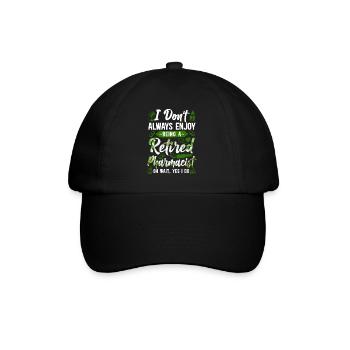 Technicien en pharmacie - Casquette classique - noir/noir - Devant