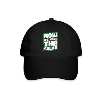 Maintenant, nous avons la salade Funny Denglish - Casquette classique - noir/noir - Devant