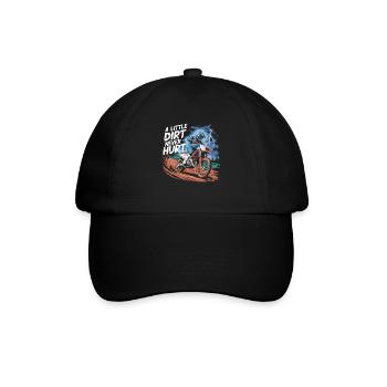 Tempête, Saleté, Liberté - Motocross Dirt Power - Casquette classique - noir/noir - Devant