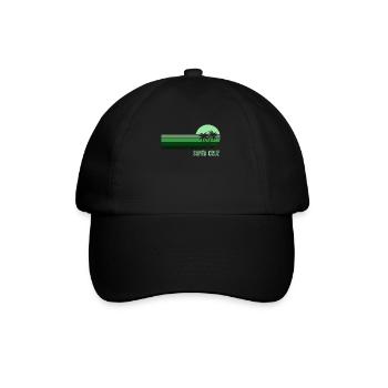 Santa Cruz Herren California Surf Kalifornien - Baseballkappe - Schwarz/Schwarz - Vorne