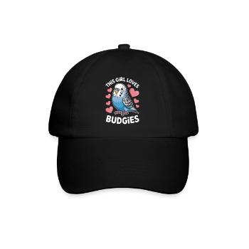 Perruche disant drôle de perruche cadeau - Casquette classique - noir/noir - Devant