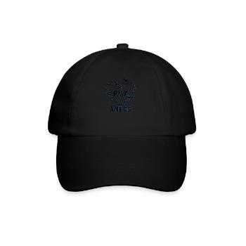 Techno Tourist Alien DJ Rave EDM Festival Outfit - Baseball Cap - black/black - Front